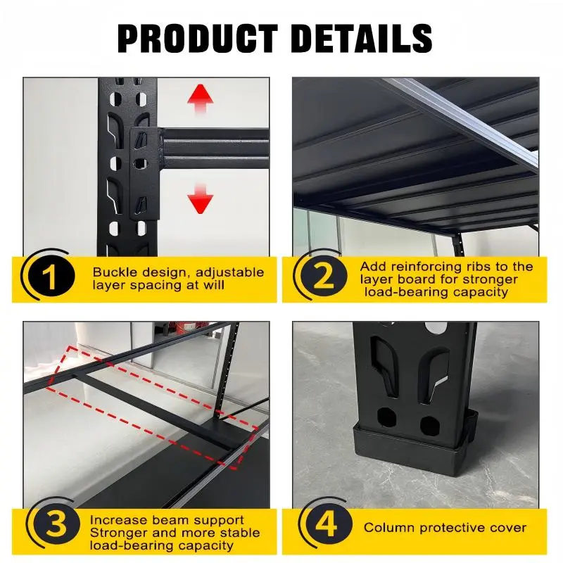 Medium Duty Warehouse Shelving+Detail