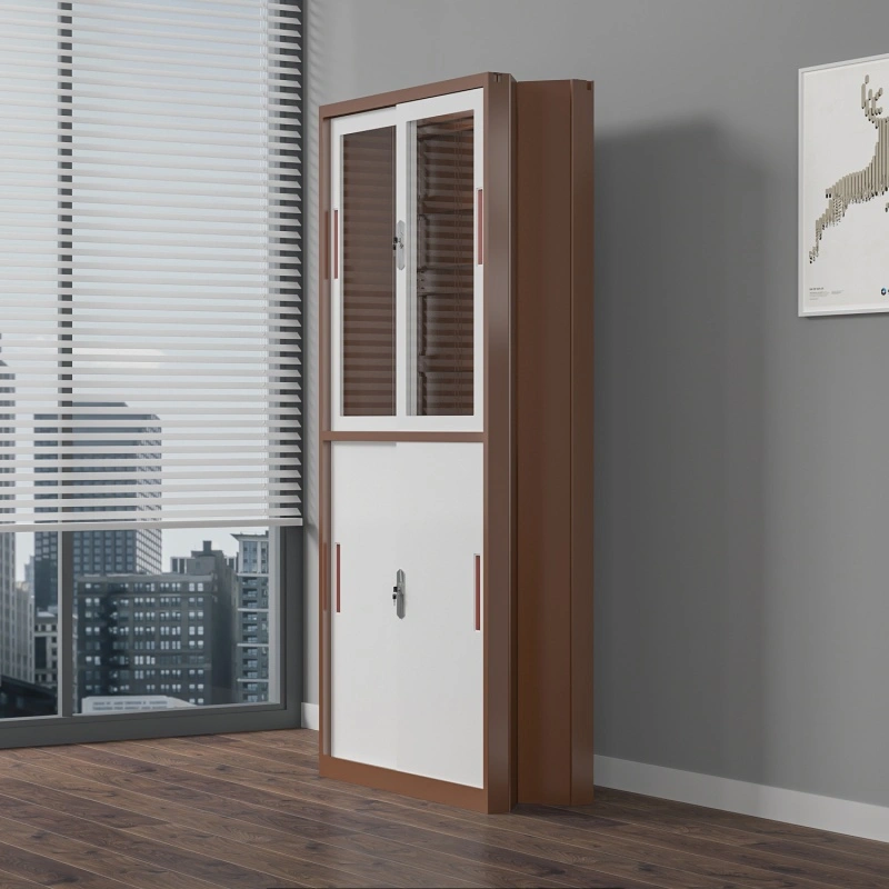 Foldable Sliding Glass Door Steel Filling Cabinet+Application