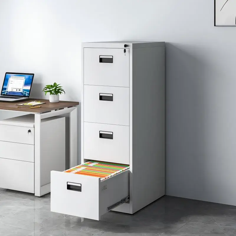  4-Drawer Vertical Steel File Cabinet+Application