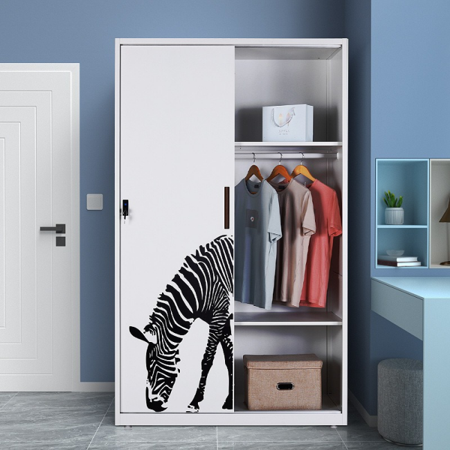 Sliding Door Printed Cabinet+application