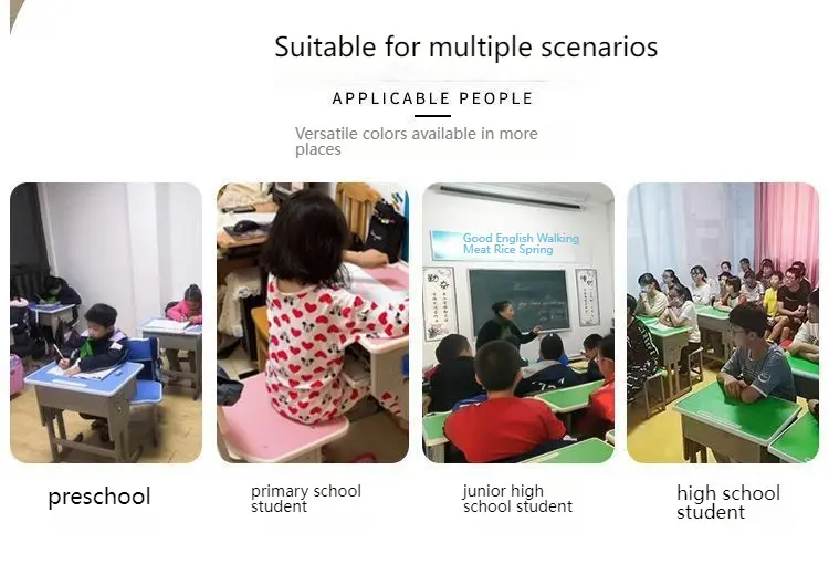 Double Student Desk and Chair+application