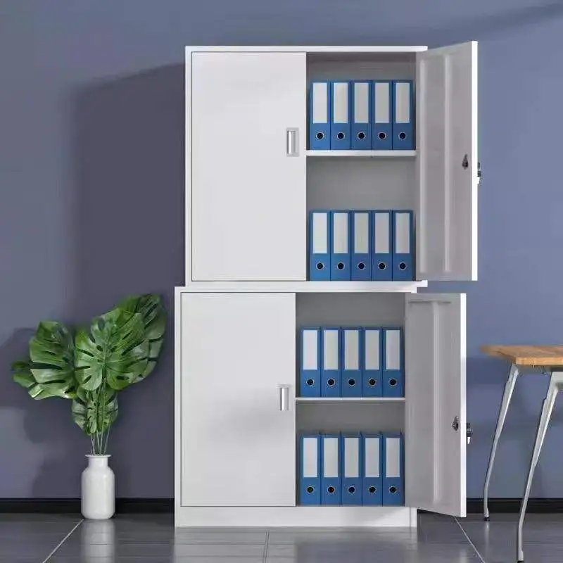 Double-Section Four-Door Office Cabinet+Application Double-Section Four-Door Office Cabinet+Application