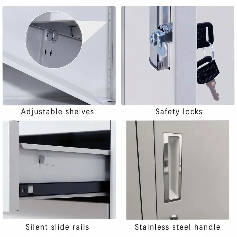 4 Door Steel Lockers+Detail