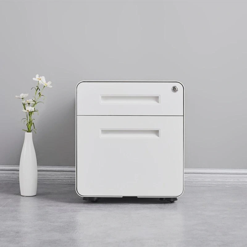 2 Drawer Steel Mobile Pedestal Cabinet+Application