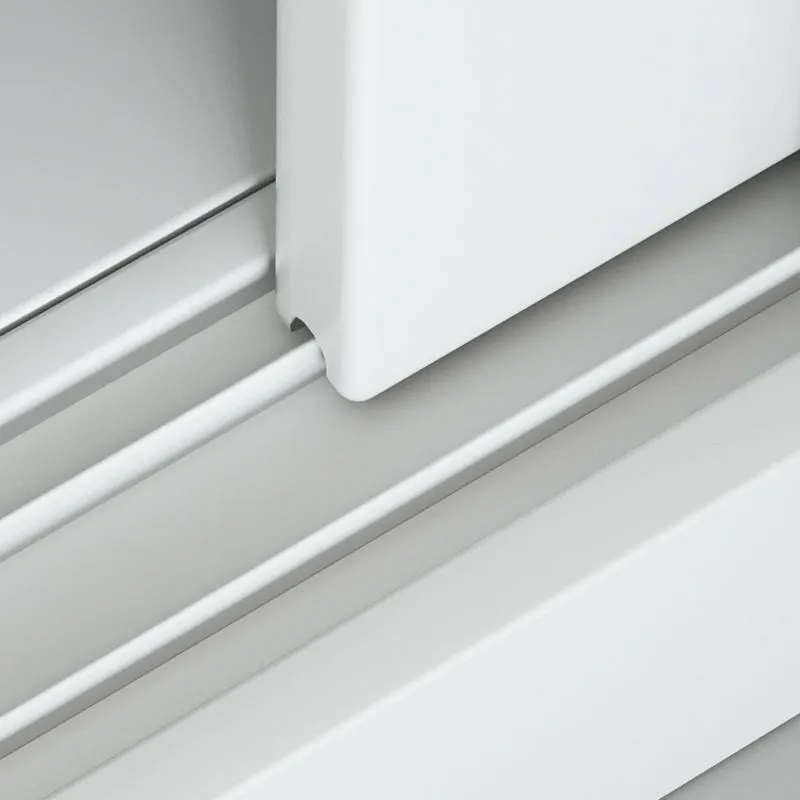Steel Sliding Door File Cabinet +Detail