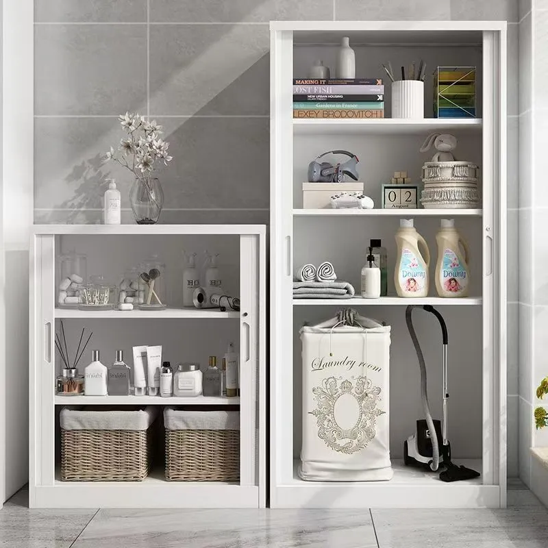Tambour Door Storage Cabinet+Application