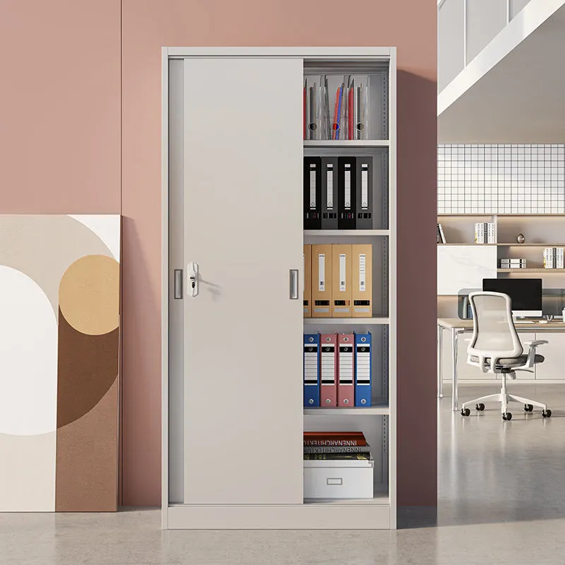 Steel Sliding Door File Cabinet +Appllication