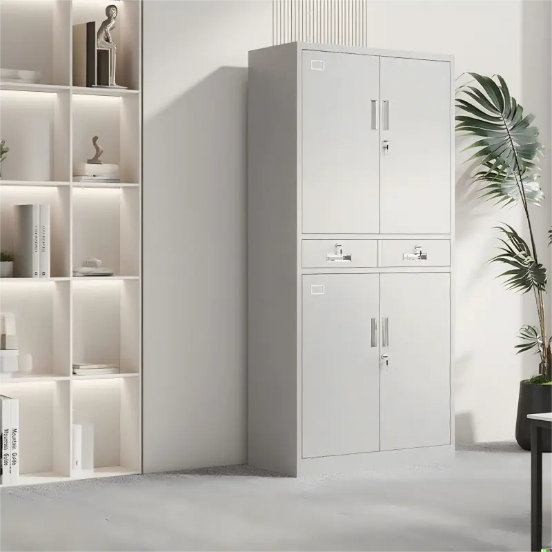 Steel-Door File Cabinets with Two Middle Drawers+Application