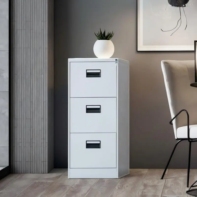  3-Drawer Vertical Steel File Cabinet+Application