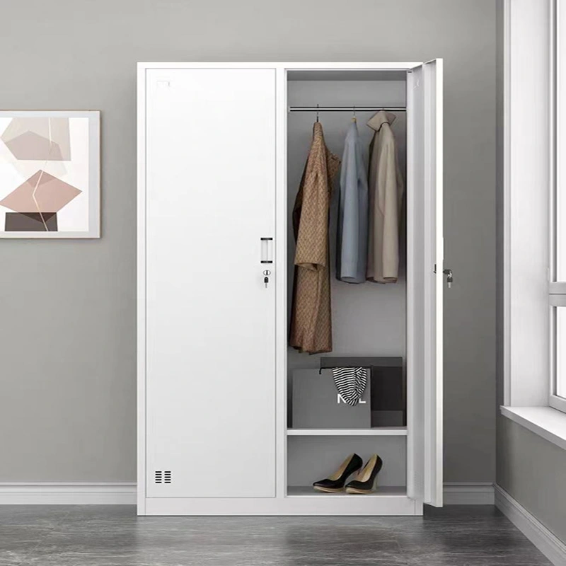 Double Swing Door Steel Wardrobe+Application