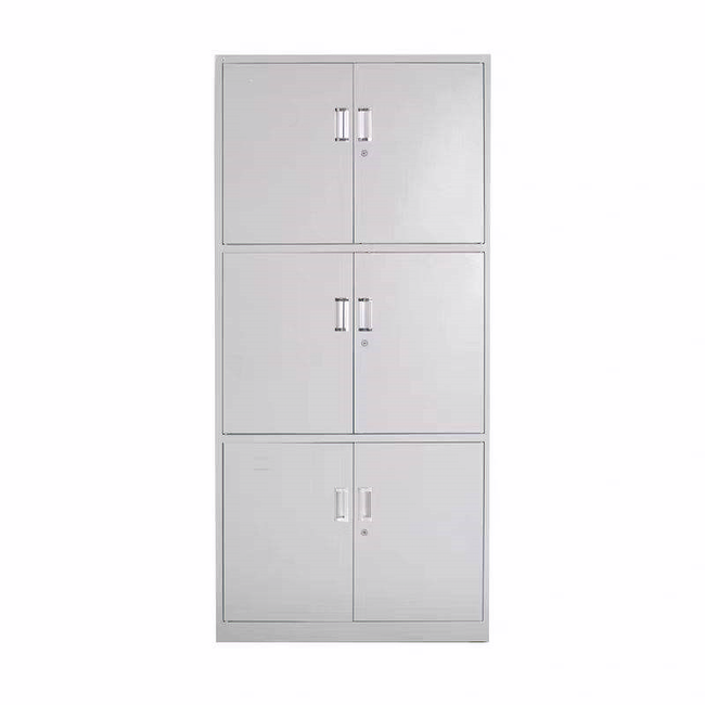 6-Door 3-Shelf  Filing Cabinet+Detail