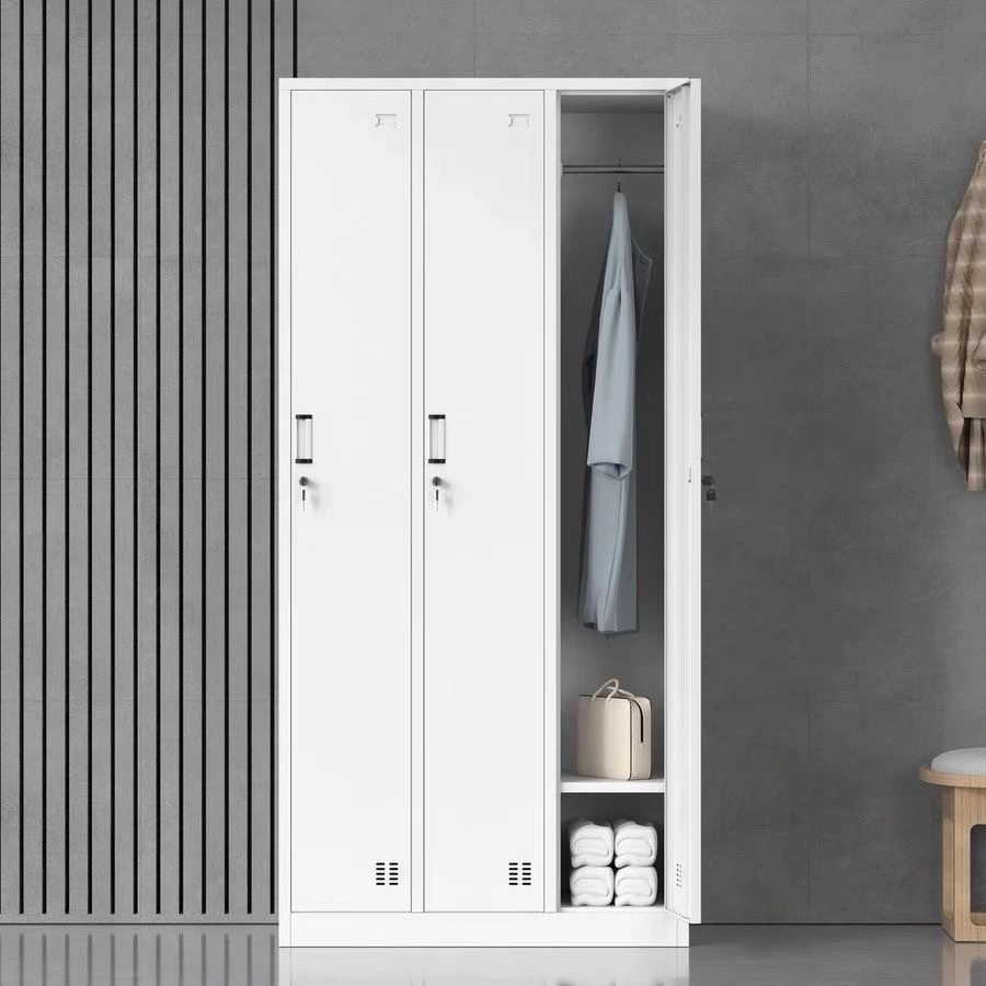 3 Door Steel Wardrobe+Application