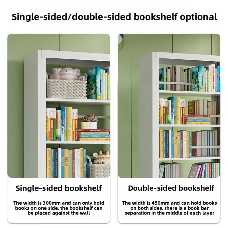 Single-Side Steel Book Shelves+Detail