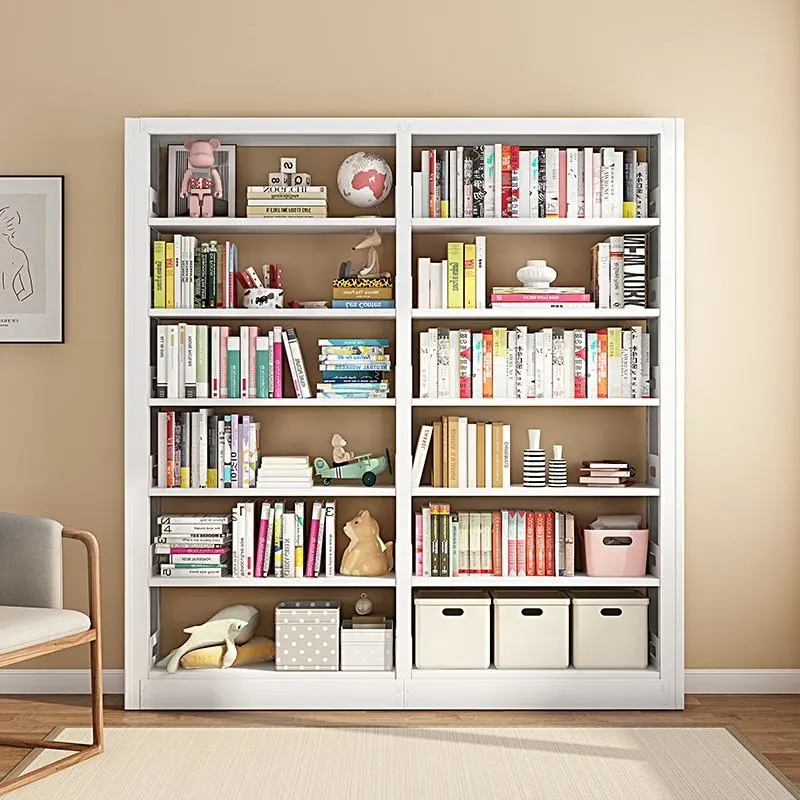 Single-Side Steel Book Shelves+Application