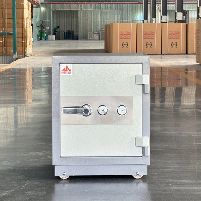 Steel Fireproof Safe Box with 2 Key Lock +Application Steel Fireproof Safe Box with 2 Key Lock +Application