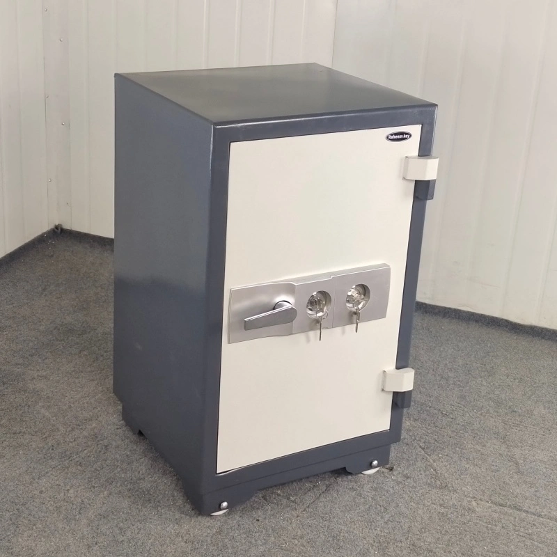 Steel Fireproof Safe Box with 2 Key Lock +Application Steel Fireproof Safe Box with 2 Key Lock +Application