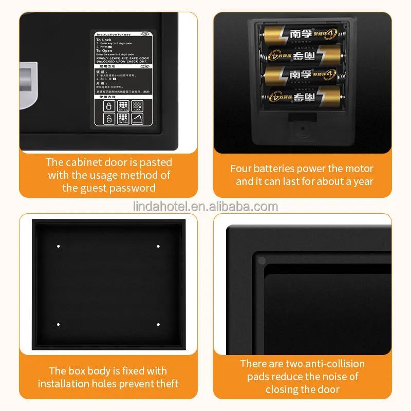 Upper-Opening Smart Safe Box+Detail