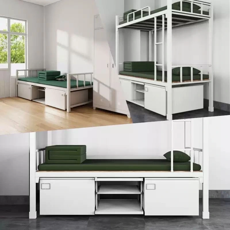 Single Metal Bed Frame With Storage Cabinet+Application