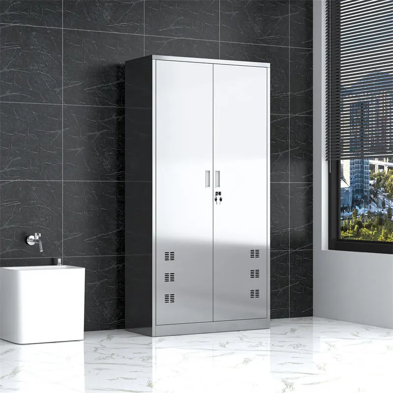 2 Doors Cleaning Tools Storage Cabinet+Application