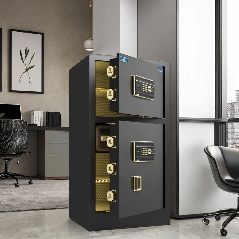 Two-Door Fingerprint Password Safe Cabinet+Application Two-Door Fingerprint Password Safe Cabinet+Application