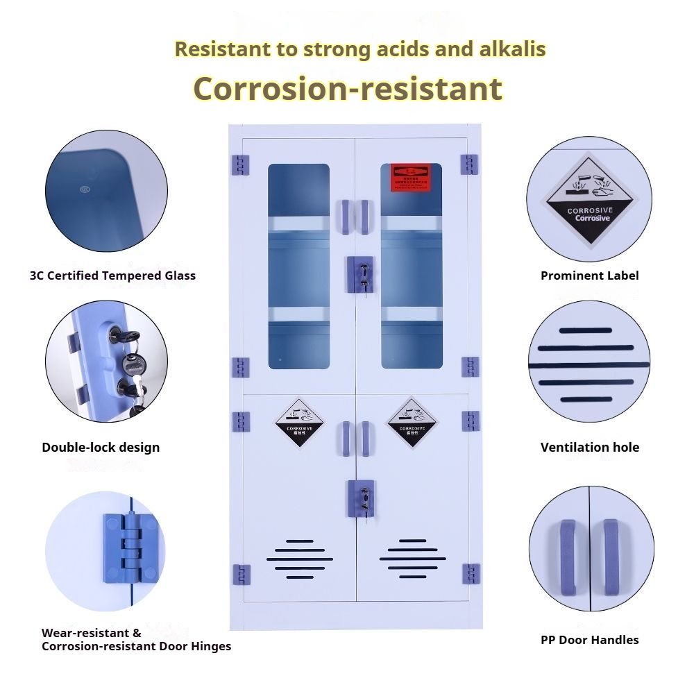 PP Acid and Alkali Drug Storage Cabinet+Detail