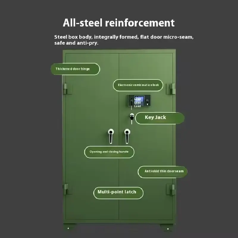 2-door Gun Safe Cabinet+Detail