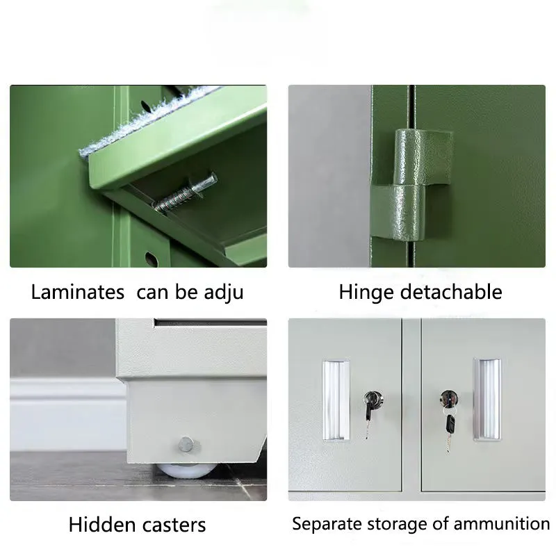 2-door Gun Safe Cabinet+Detail