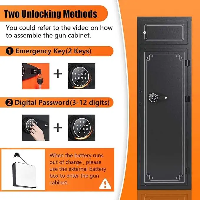 Gun Safe Cabinet With Digital+Detail