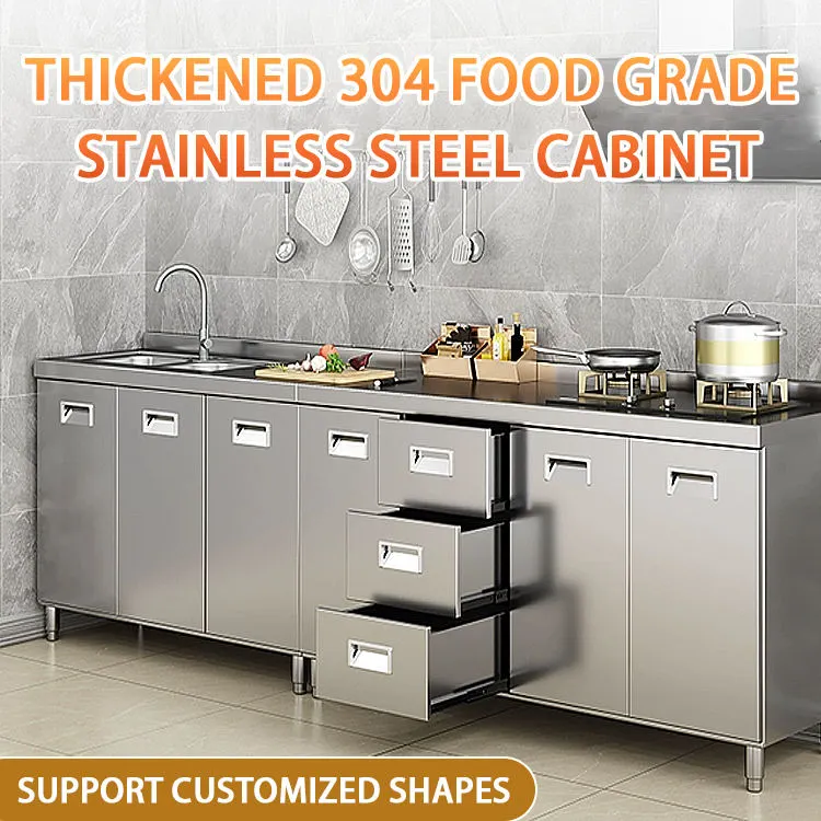 Stainless Steel Sink Cupboard+Detail Stainless Steel Sink Cupboard+Detail