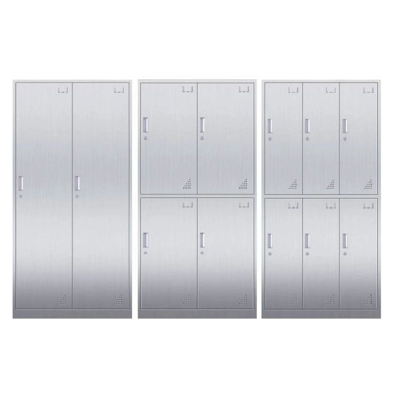 Stainless Steel Full-Door Wardrobe Locker+Detail