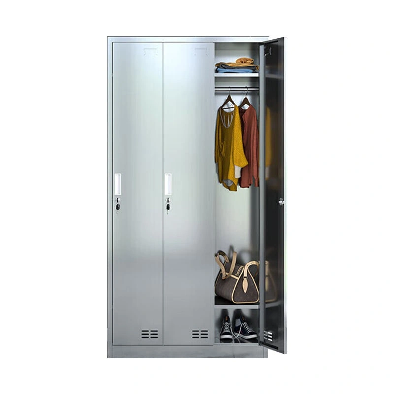 Stainless Steel Full-Door Wardrobe Locker+Detail