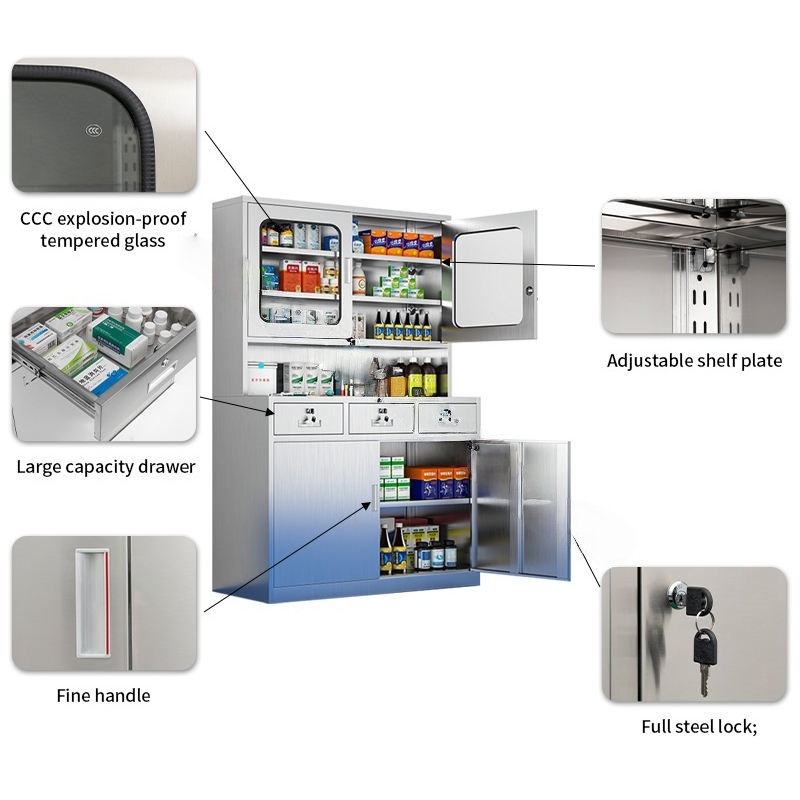 Western Medicine Storage Cabinet+Detail