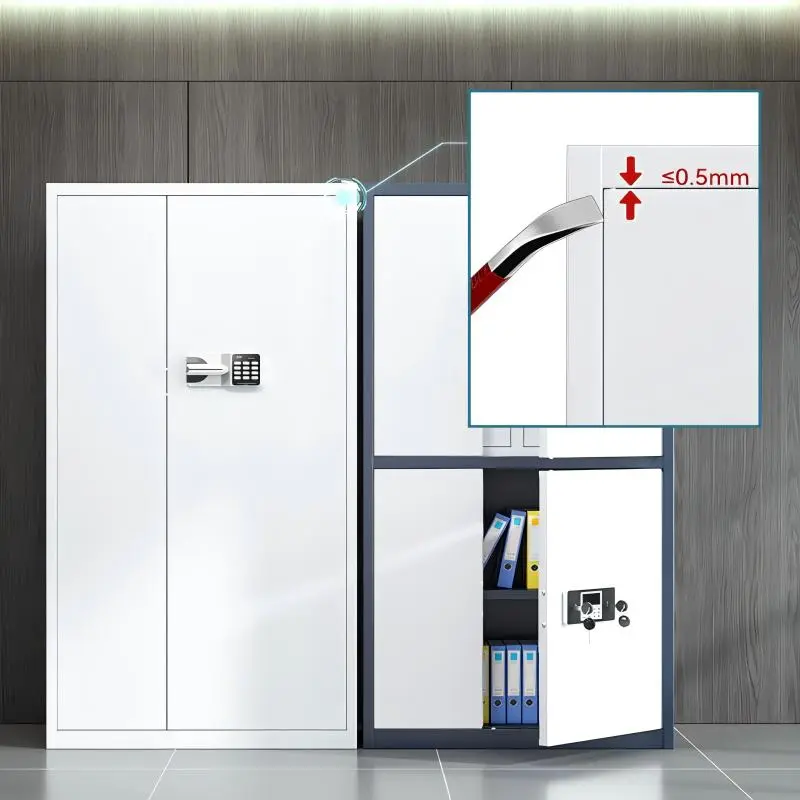 White Metal Combination Storage Cabinet+Product