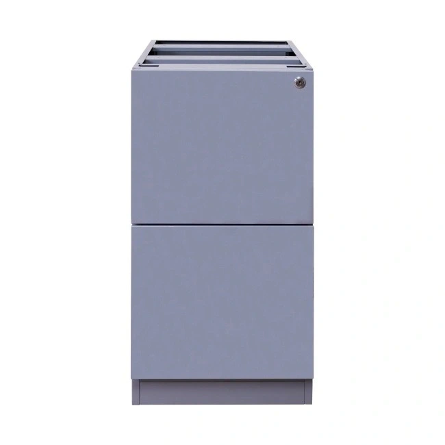 2 Drawers Fixed Pedestal Storage File Cabinet