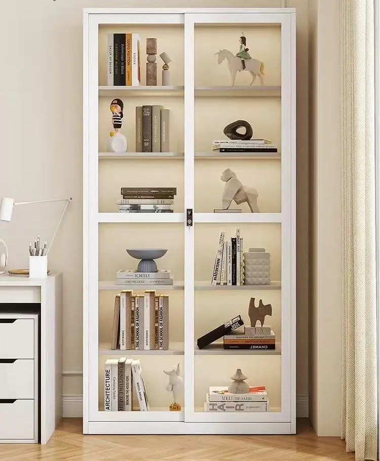 sliding door bookcases 