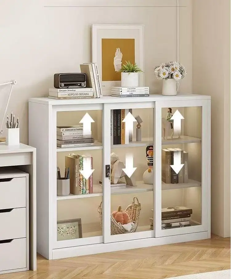 sliding door bookcases 