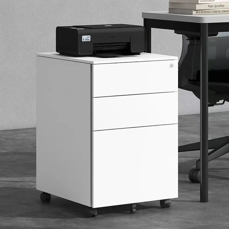 3-Drawer Steel Mobile File Cabinet+product
