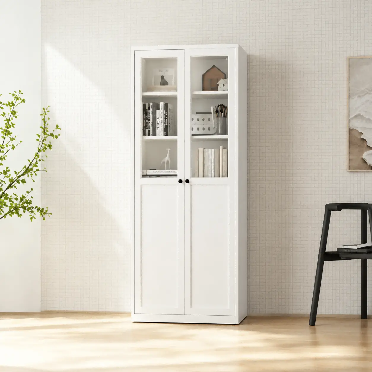 Tall Upper Glass Steel Cabinet Tall Upper Glass Steel Cabinet