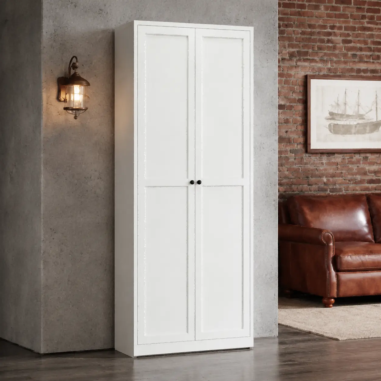 Tall Double-door Steel Cabinet