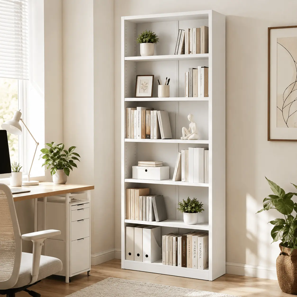 6-Tier Wide Tall Open Bookcase 6-Tier Wide Tall Open Bookcase