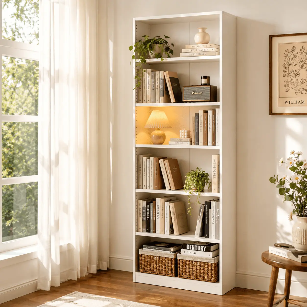 6-Tier Wide Tall Open Bookcase 6-Tier Wide Tall Open Bookcase