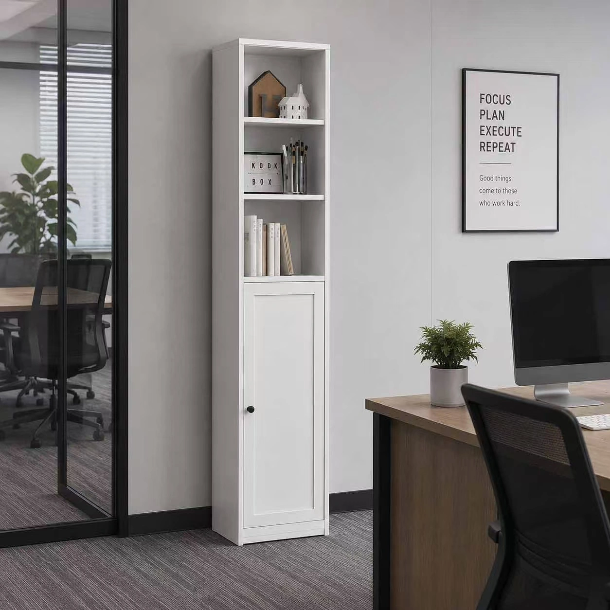 Office scene illustration Office scene illustration